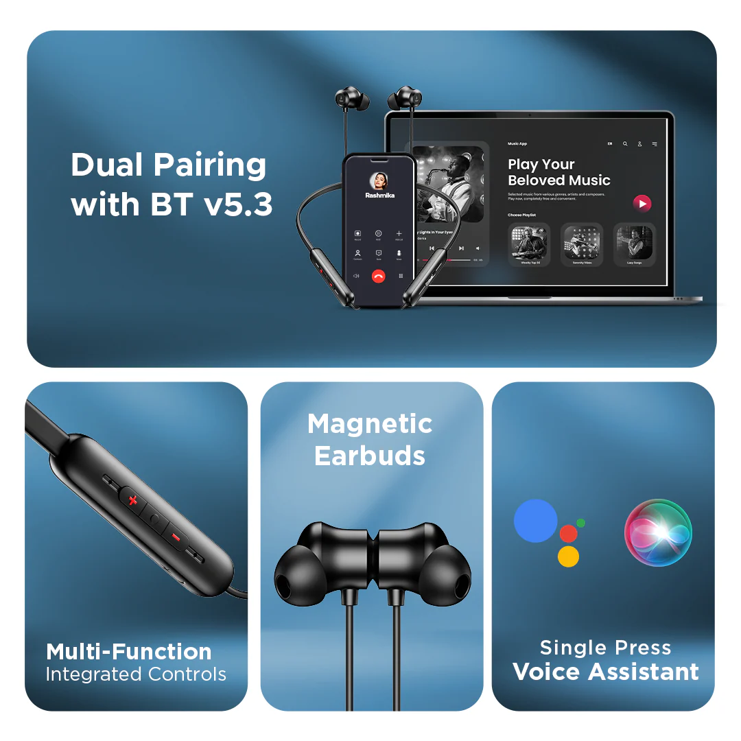 boAt Rockerz Summit Wireless Bluetooth Headphones - Image 6